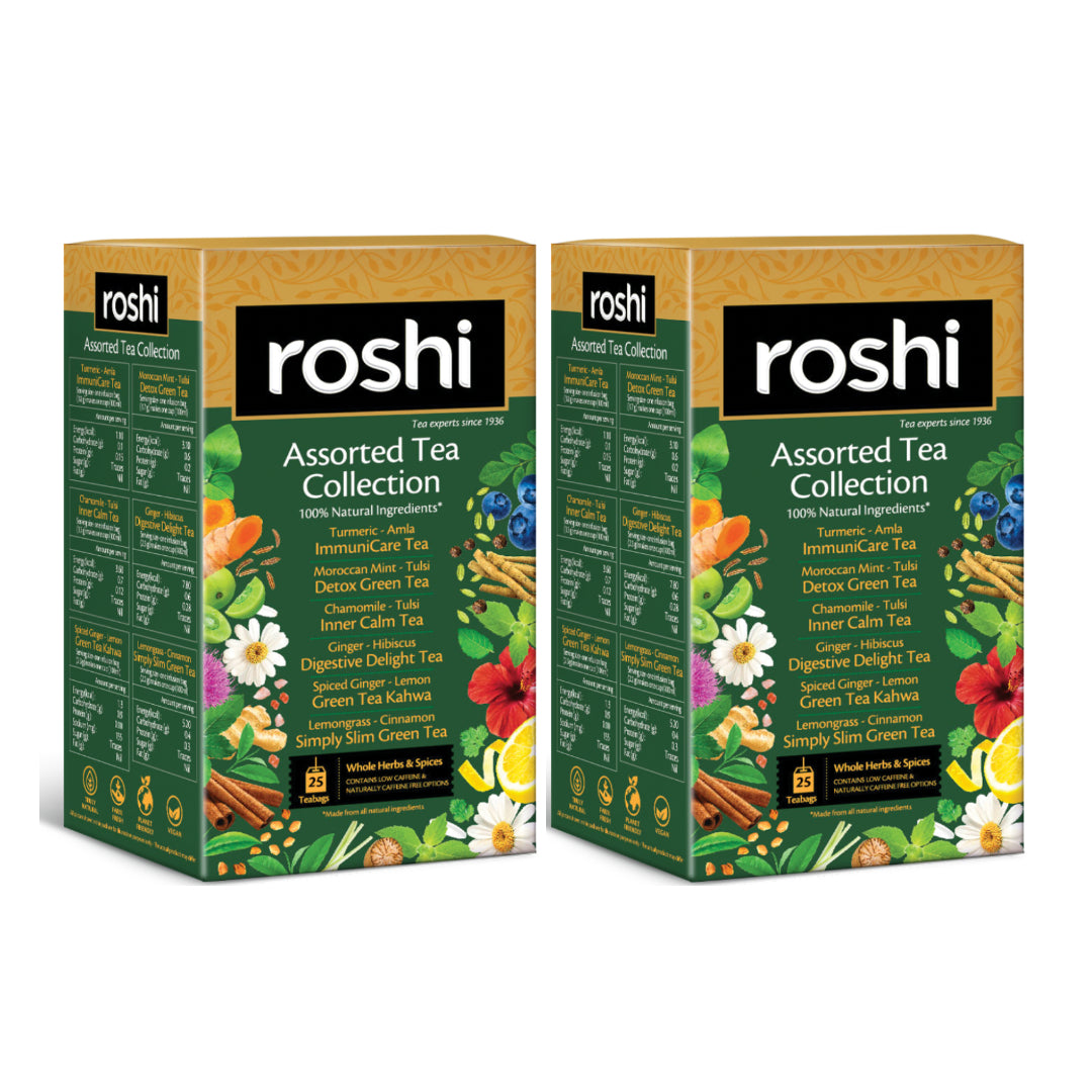 Roshi Assorted Tea Combo | 50 Tea Bags