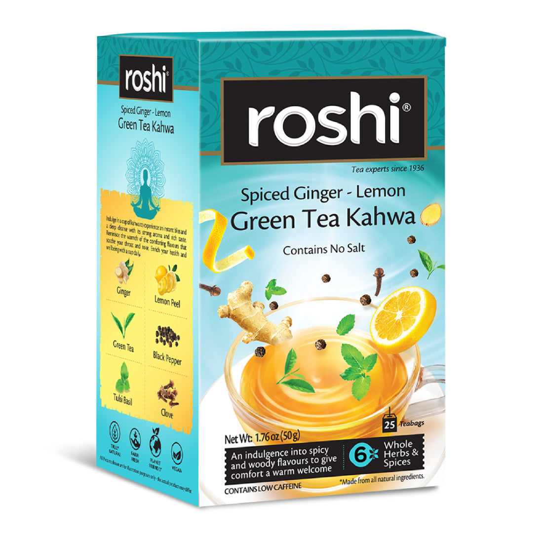 Roshi Green Tea Kahwa | 25 teabags