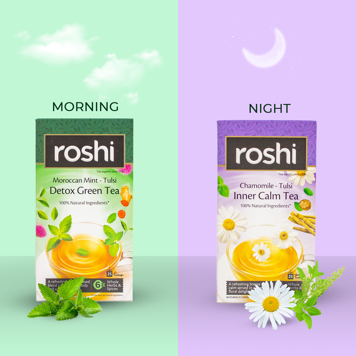 Roshi Reboot & Rejuvenate Pack | 50 Tea Bags